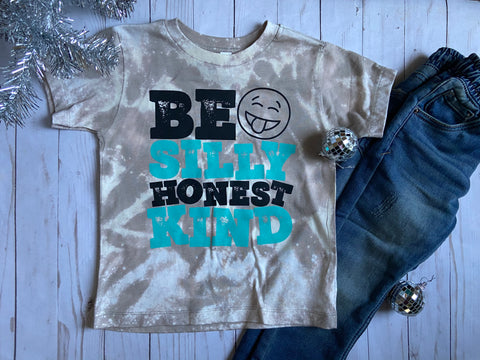 Be Silly, Honest Kind Distressed  Youth Tee