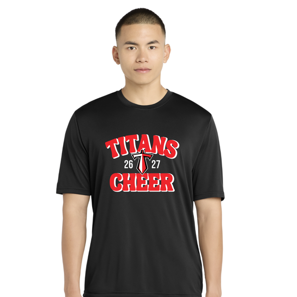 26-27 Titans Cheer Unisex & Women's V-Neck Shirt (Youth & Adult)