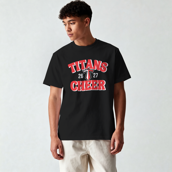 26-27 Titans Cheer Unisex & Women's V-Neck Shirt (Youth & Adult)