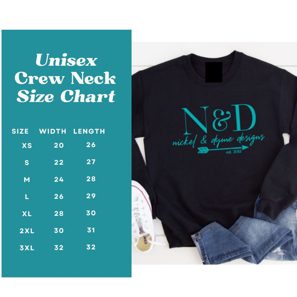 Glitter Emergency Department Crewneck Sweatshirt