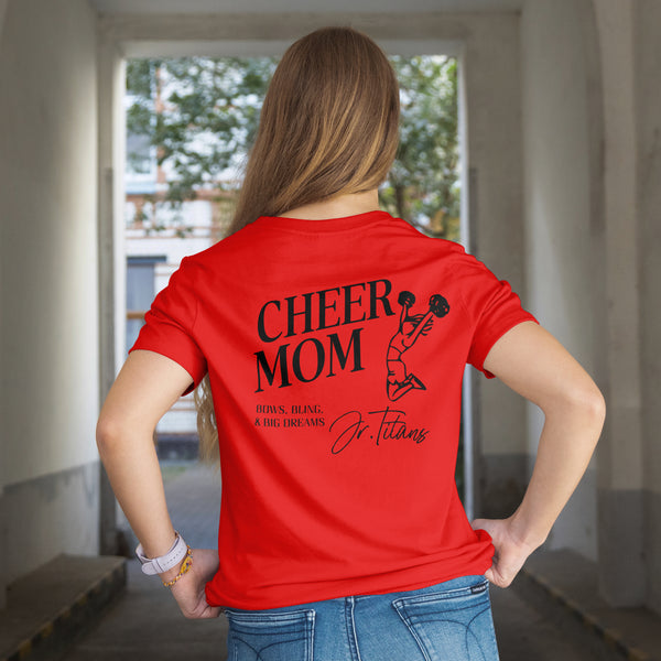 Personalized Cheer Mom Unisex T-Shirt