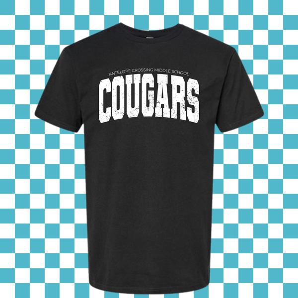 Distressed Cougars Unisex Shirt (Short or Long Sleeve)