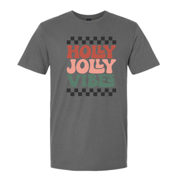 Holly Jolly Vibes Unisex Crewneck Shirt