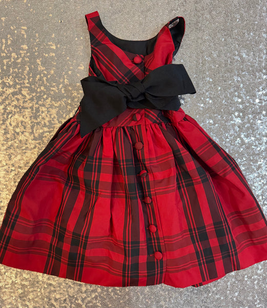 Polo Ralph Lauren Red & Black plaid Holiday Dress size 2T