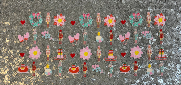 Nutcracker Decal only or complete glass