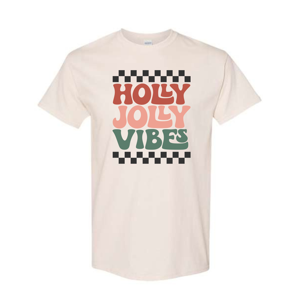 Holly Jolly Vibes Unisex Crewneck Shirt