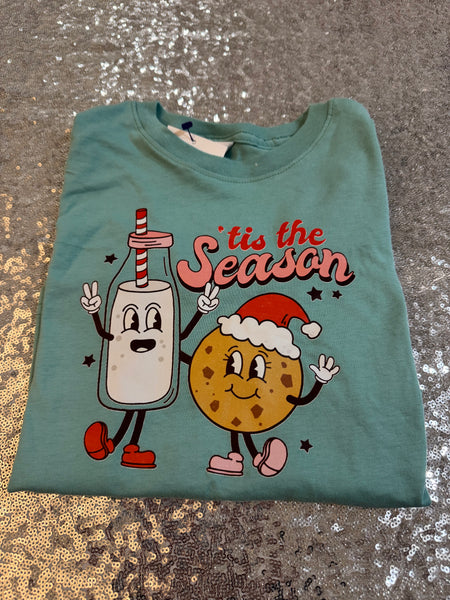 'tis the Season long sleeve tee Toddler Size 4