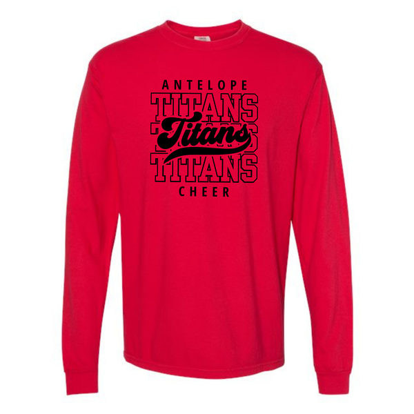 Long Sleeve Titans Cheer (Unisex & Women's)
