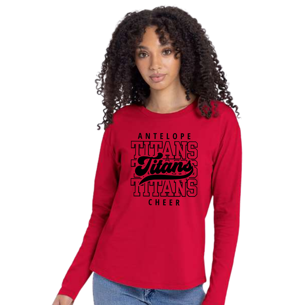 Long Sleeve Titans Cheer (Unisex & Women's)