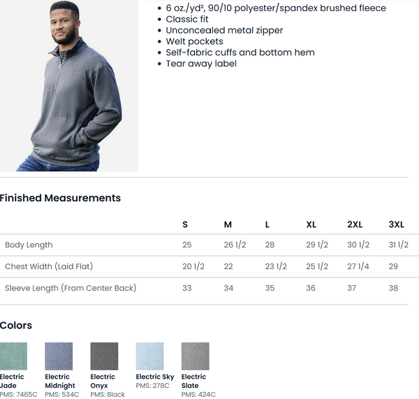 Personalized Emergency Department Quarter Zip