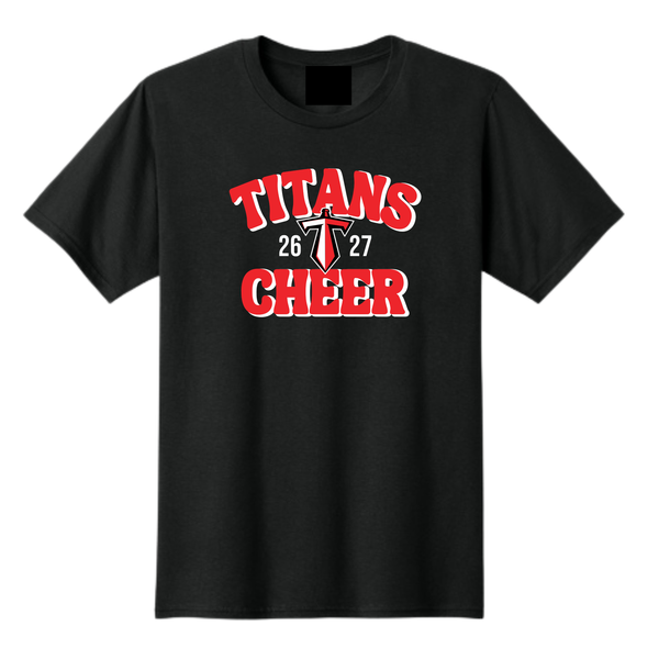 26-27 Titans Cheer Unisex & Women's V-Neck Shirt (Youth & Adult)