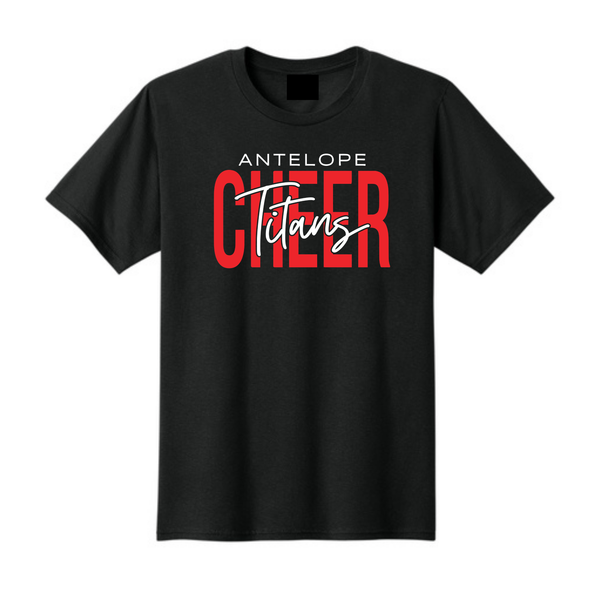 Antelope Titans Cheer Unisex or Women's Tee (Youth & Adult Sizes)