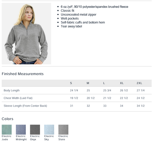 Personalized Emergency Department Quarter Zip