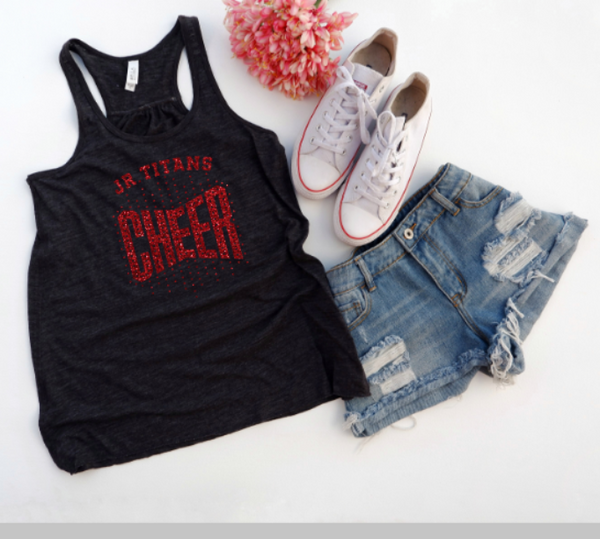 Glitter Jr. Titans Cheer Tank Top (Girl's & Women's)