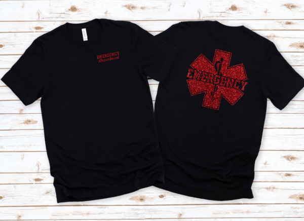 Glitter Emergency Department Shirt