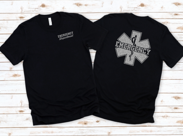Glitter Emergency Department Shirt