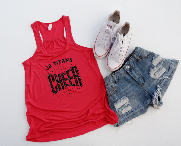 Glitter Jr. Titans Cheer Tank Top (Girl's & Women's)
