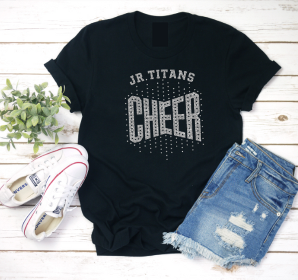Glitter Jr. Titans Cheer T-Shirt (Youth, Unisex & Womens)