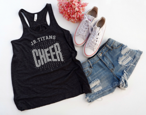 Glitter Jr. Titans Cheer Tank Top (Girl's & Women's)