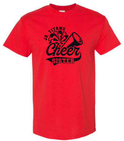 Jr. Titans Cheer Mom/Dad/Sister/Brother Unisex T-Shirt (Youth & Adult)