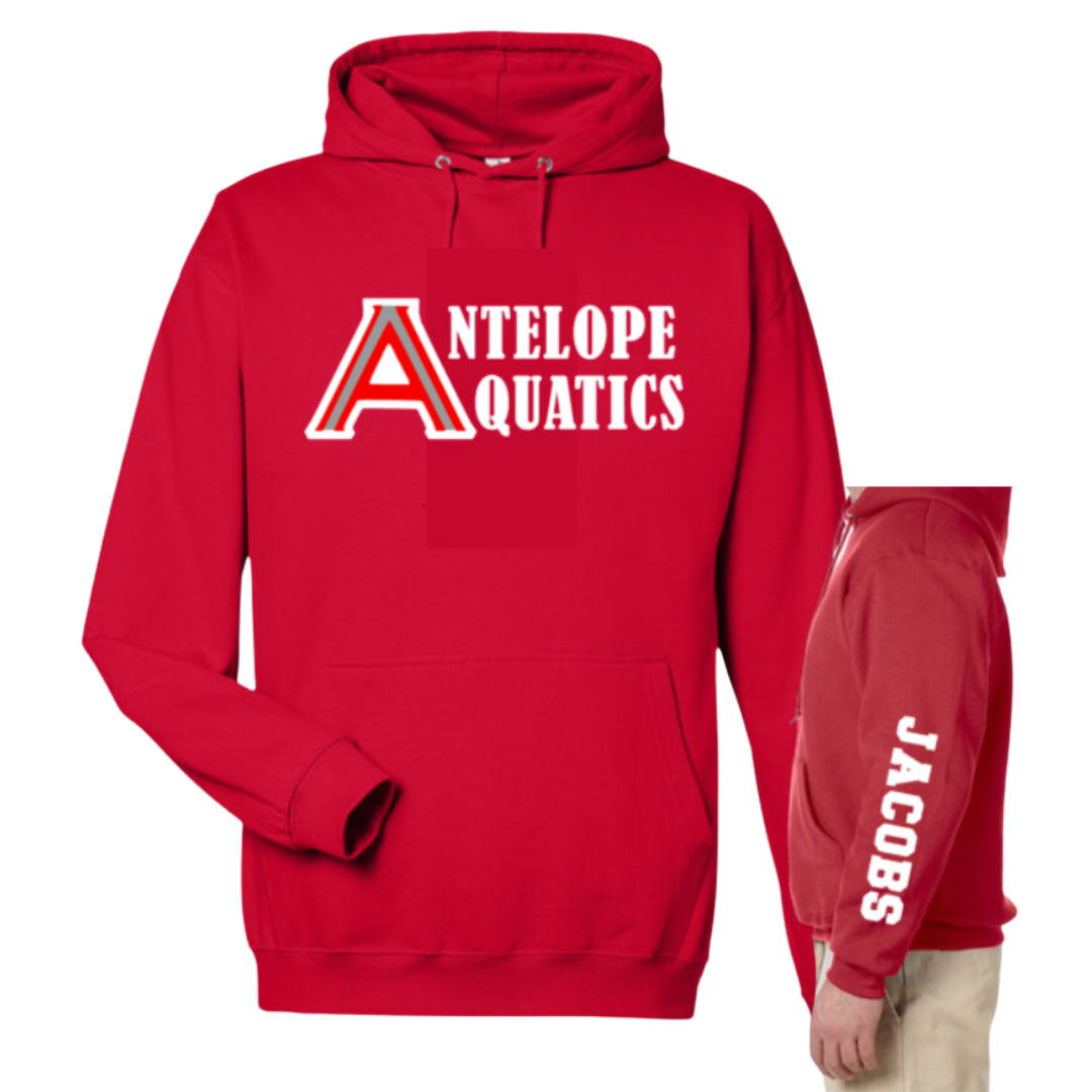 Personalized Antelope Swim Team Hoodie