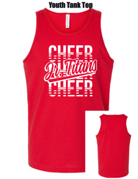 Jr. Titans Cheer Tank Top (Youth & Womens)