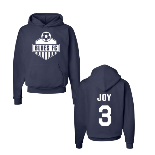 Blues FC Unisex Hoodie with last name and number (Youth & Adult)