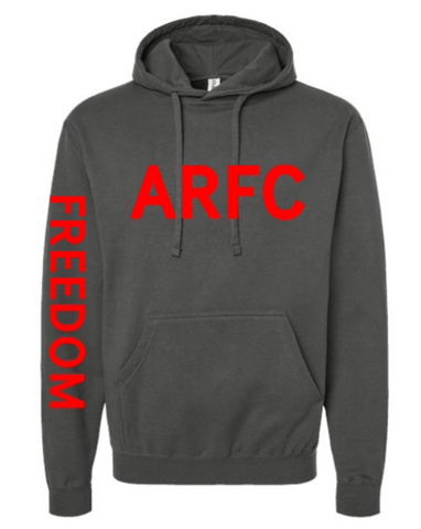 Custom Order: ARFC Hoodies, 1 print color, 2 print locations