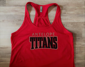 Antelope Titans Glitter Tank Top