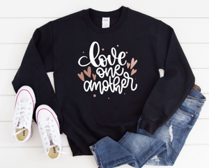Love One Another Sweatshirt (Black)