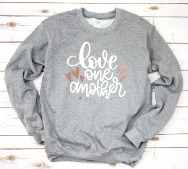 Love One Another Sweatshirt (Grey)